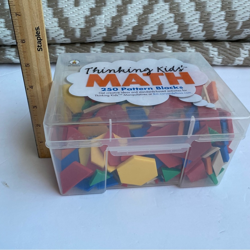 Thinking kids Math Pattern Blocks Set - Multicolor - Picture 4 of 4